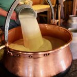 Making cheese in Chateau d'Oex switzerland-Canton of Vaud